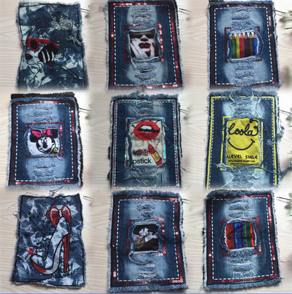 SUPERVALUECHOICE HCSEYC00013 Denim cartoon clothing fabric patches