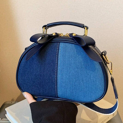 SuperValueChoice HCSEFA00053 New Fashion Minimalist Versatile Patchwork Design Casual Retro Handbag