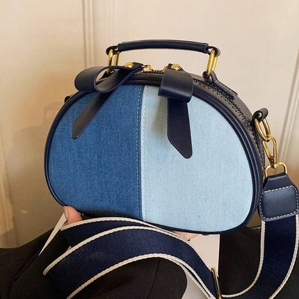 SuperValueChoice HCSEFA00053 New Fashion Minimalist Versatile Patchwork Design Casual Retro Handbag