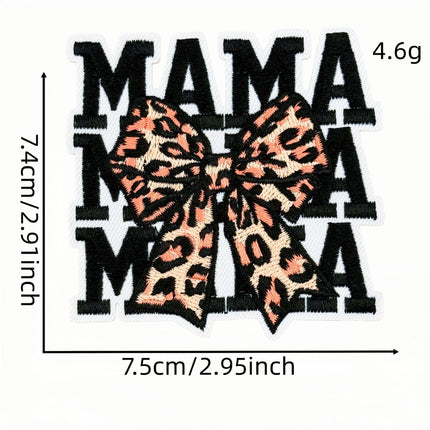 SUPERVALUECHOICE HCSEYSB000011 13Pcs Leopard Bow Checkerboard Lightning Embroidered Appliques Patches