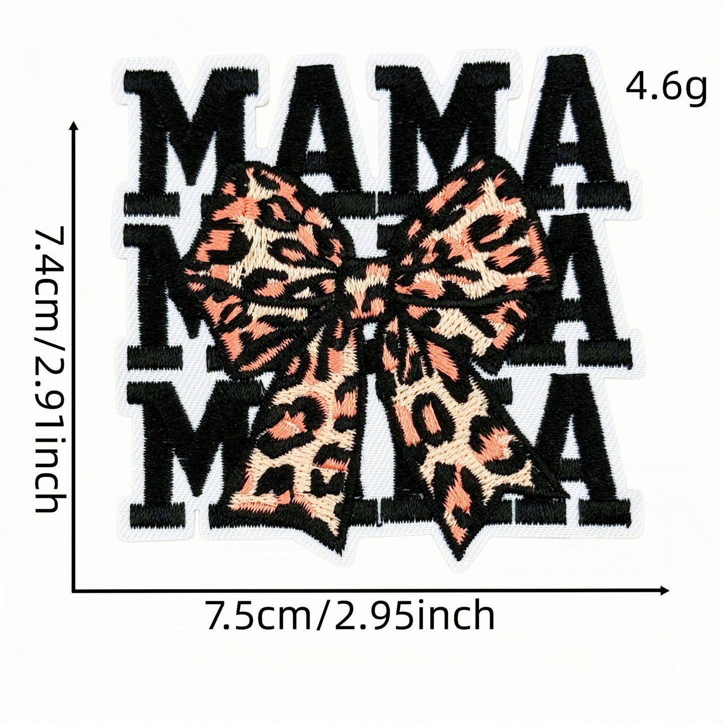 SUPERVALUECHOICE HCSEYSB000011 13Pcs Leopard Bow Checkerboard Lightning Embroidered Appliques Patches