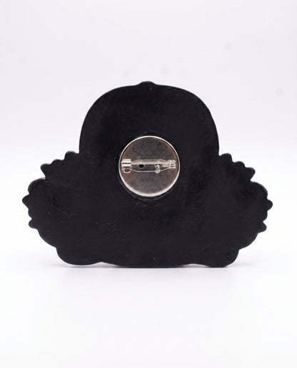 SUPERVALUECHOICE HCSEUA00003 Y-FACE HAT Brooch 3" × 2.5" × 0.5"