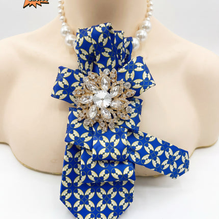 SUPERVALUECHOICE HCSEZA00009 Blue Petal Tie