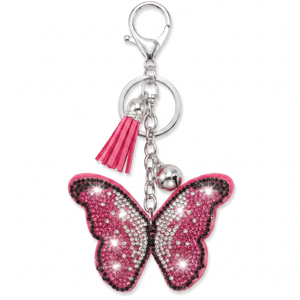 SUPERVALUECHOICE HCSESA00047 Bling Butterfly Brooch Pin & Keyring