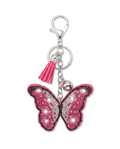 SUPERVALUECHOICE HCSESA00047 Bling Butterfly Brooch Pin & Keyring