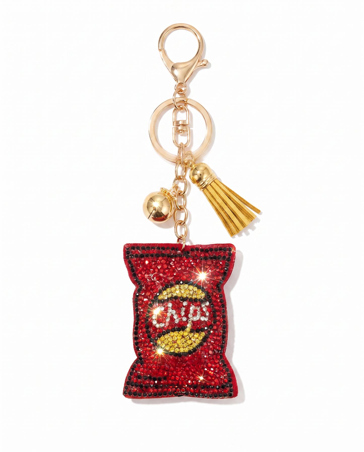 SUPERVALUECHOICE HCSESA00040 Crystal potato chip keychain & brooch