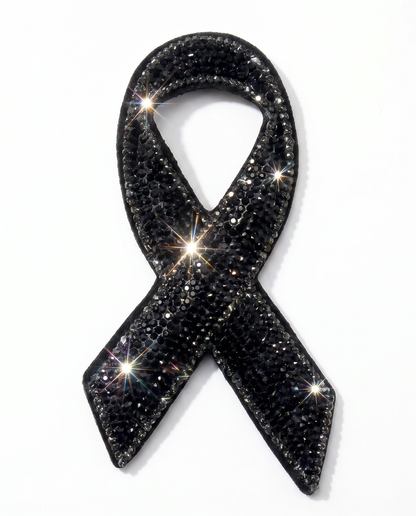 SUPERVALUECHOICE HCSESA00048 Sparkly Rhinestone Ribbon Keychain Brooch