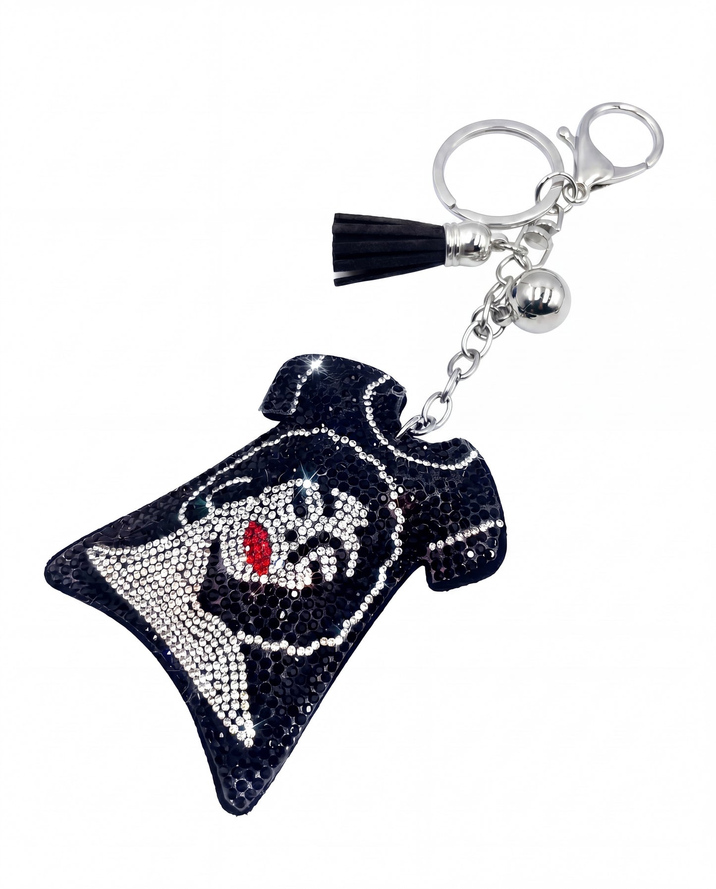 SUPERVALUECHOICE HCSESA00026 Rhinestone Cartoon Face Keychain & Brooch