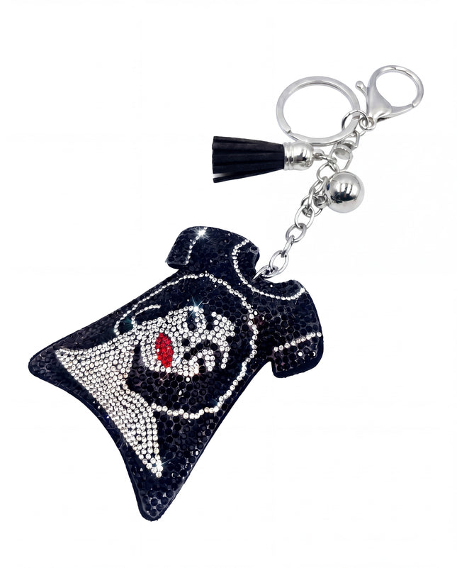SUPERVALUECHOICE HCSESA00026 Rhinestone Cartoon Face Keychain & Brooch