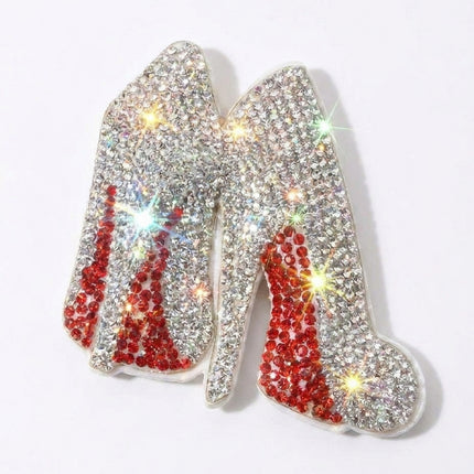 SUPERVALUECHOICE HCSESA00077 Fashion High Heel Rhinestone Keychain&Brooch