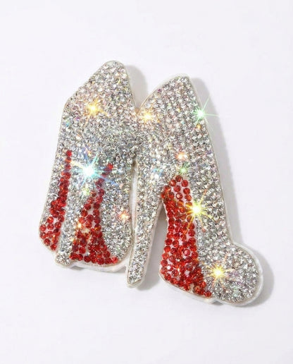 SUPERVALUECHOICE HCSESA00077 Fashion High Heel Rhinestone Keychain&Brooch