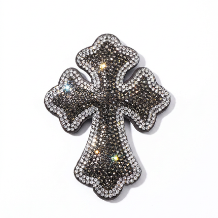 SUPERVALUECHOICE HCSESA00024 Rhinestone Cross Keychain & Brooch