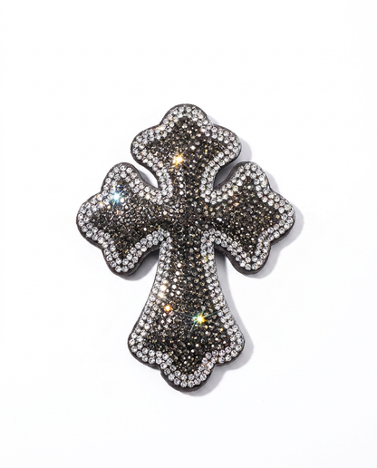 SUPERVALUECHOICE HCSESA00024 Rhinestone Cross Keychain & Brooch
