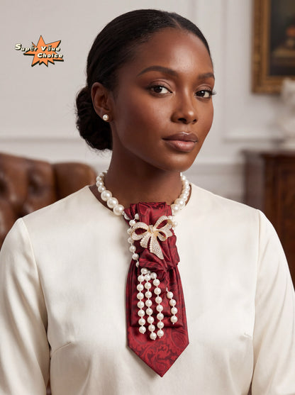 SUPERVALUECHOICE HCSEZA00006 Red Pearl Tie
