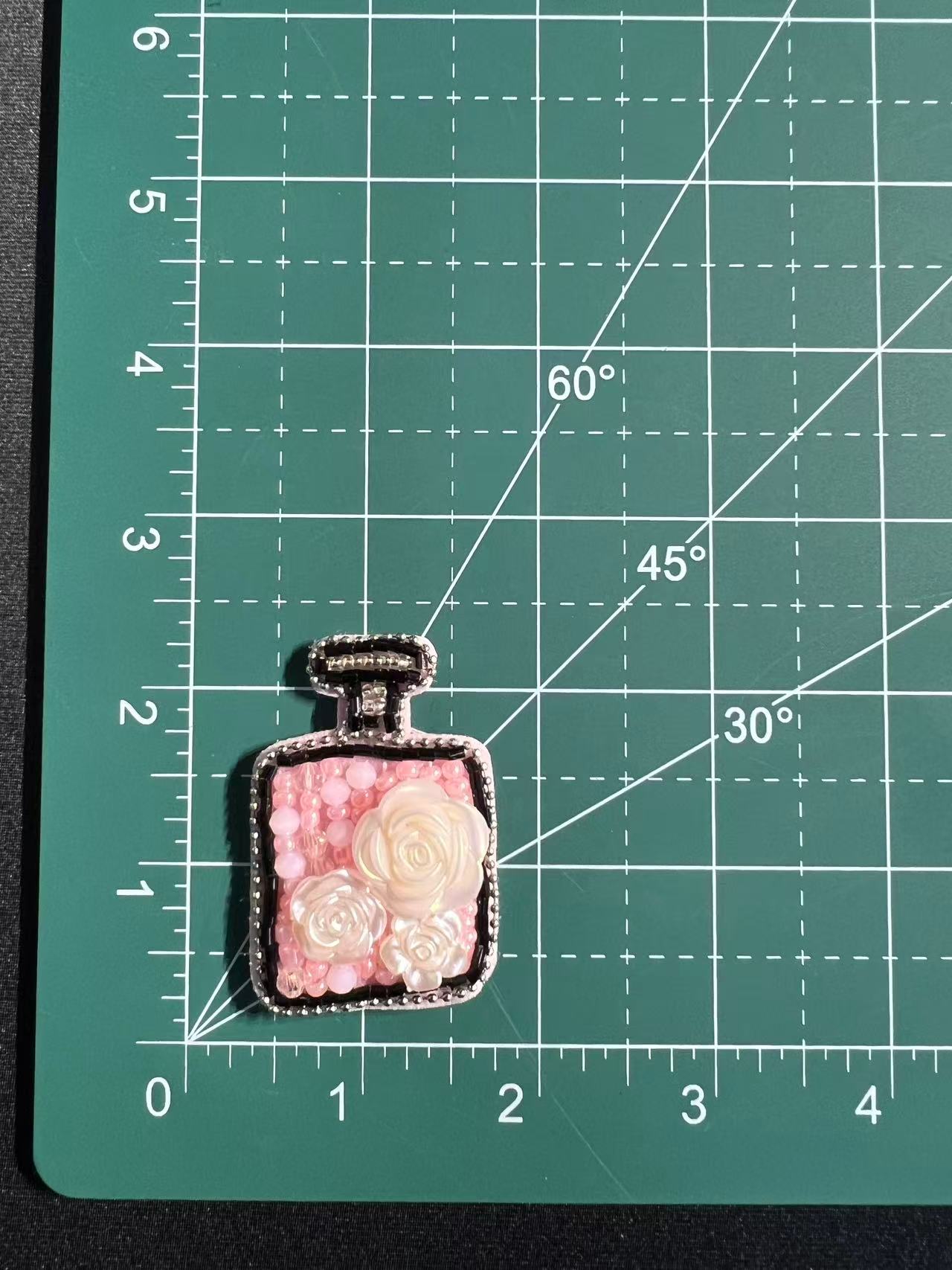 SUPERVALUECHOICE HCSEYD00022 Rhinestone Patch Perfume Wine Glass Hat Motif Sew On Clothing Applique