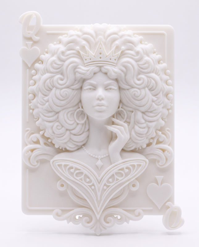 SUPERVALUECHOICE HCSEUA00172 Z-DIY Paintable 3D Resin Face Figurine | Blank Unpainted Craft for Custom Coloring & Decor