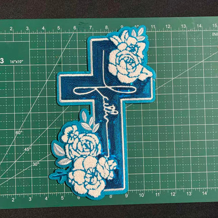 SUPERVALUECHOICE HCSEYH00002  Large Faith   Large size iron-on patches. 9in