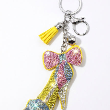 SUPERVALUECHOICE HCSESA00077 Fashion High Heel Rhinestone Keychain&Brooch