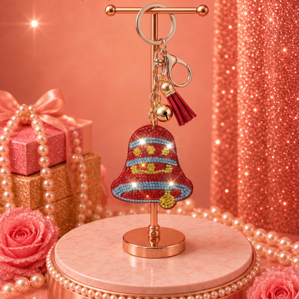 SUPERVALUECHOICE HCSESA00043 Crystal Christmas Series Keychain & Brooch