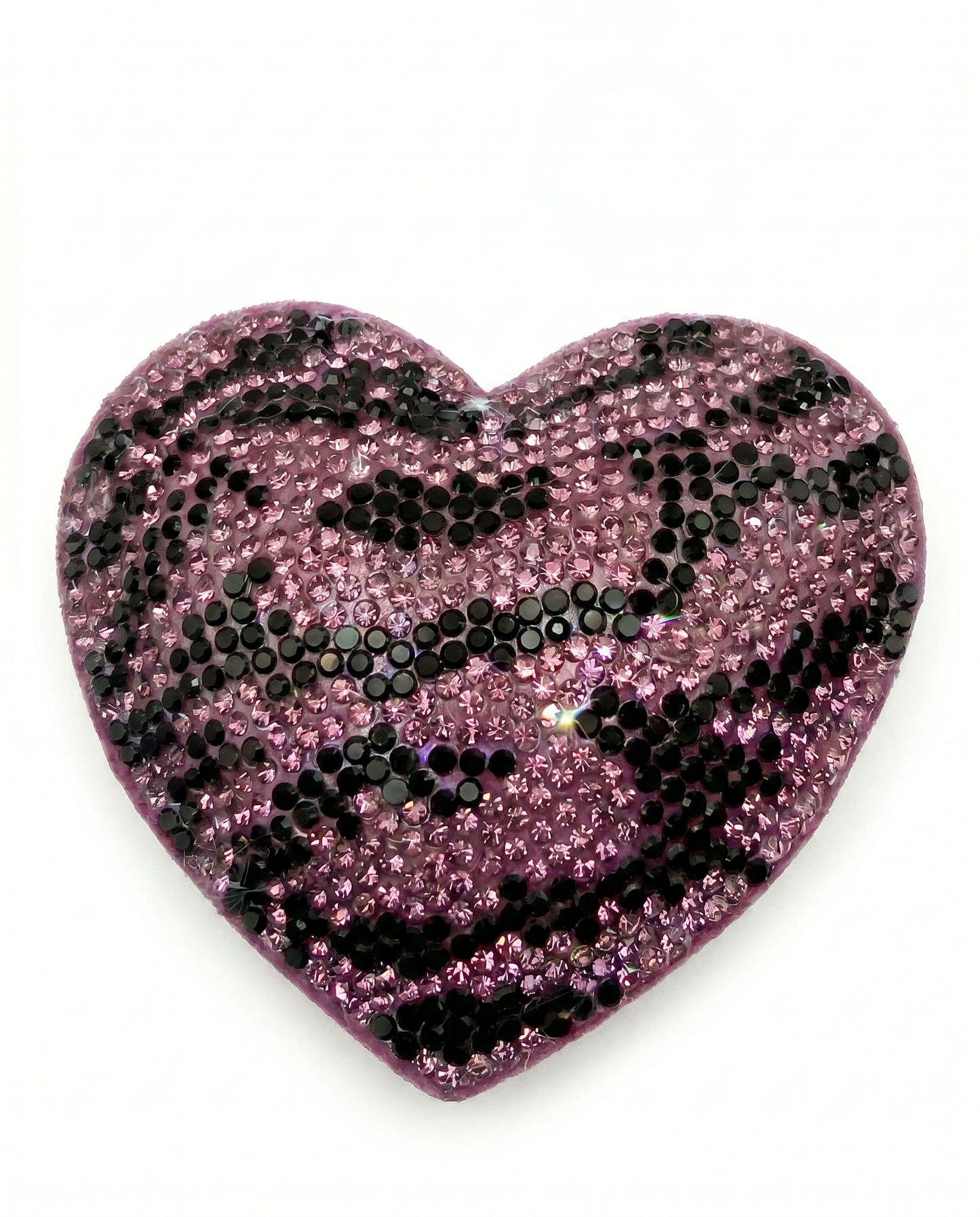 SUPERVALUECHOICE HCSESA00044 Sparkly Rhinestone Heart Bow Keychain Brooch