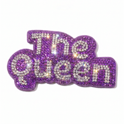 SUPERVALUECHOICE HCSESA00045 Sparkly Rhinestone The Queen Keychain&Brooch