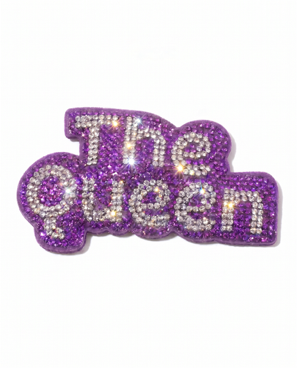 SUPERVALUECHOICE HCSESA00045 Sparkly Rhinestone The Queen Keychain&Brooch
