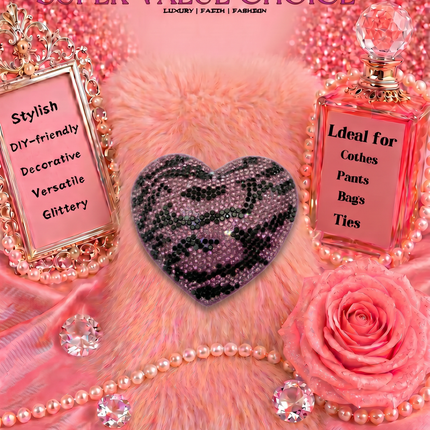 SUPERVALUECHOICE HCSESA00044 Sparkly Rhinestone Heart Bow Keychain Brooch