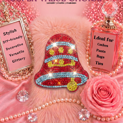 SUPERVALUECHOICE HCSESA00043 Crystal Christmas Series Keychain & Brooch