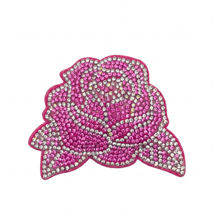 SUPERVALUECHOICE HCSESA00038 Sparkly Rhinestone Rose Keychain & Brooch
