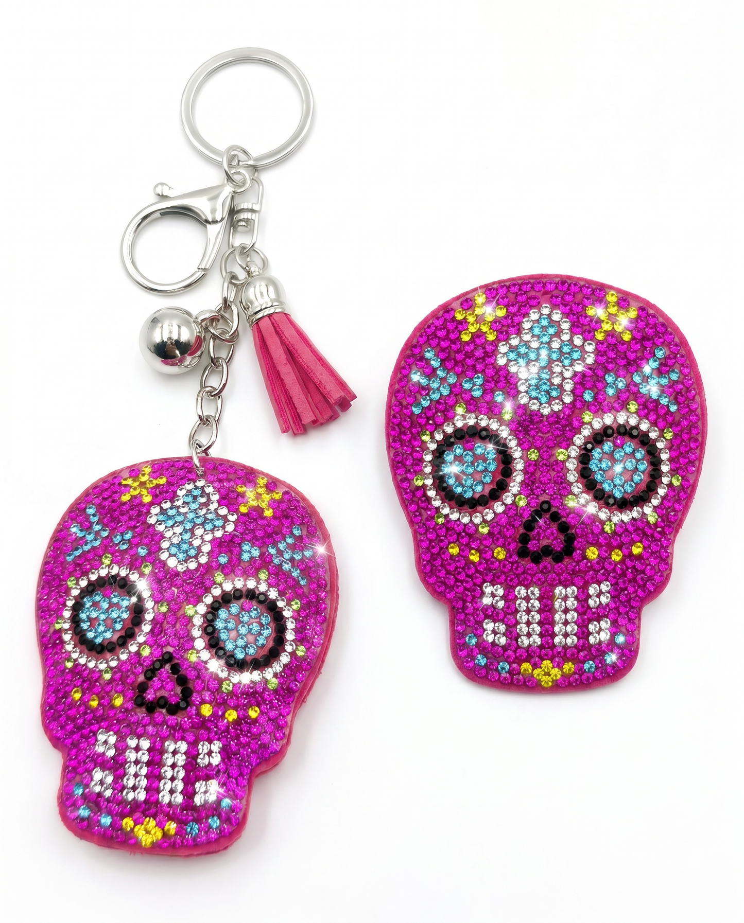 SUPERVALUECHOICE HCSESA00036 Bling Colorful Skull Brooch Brooch & Keyring