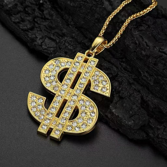 SUPÊR VÃLUE CHOICE  HCSEY00001  Necklace Gold dollar pattern necklace