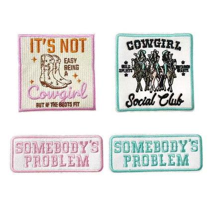 SUPERVALUECHOICE HCSEYB00021 Letter Embroidered Fabric Patch