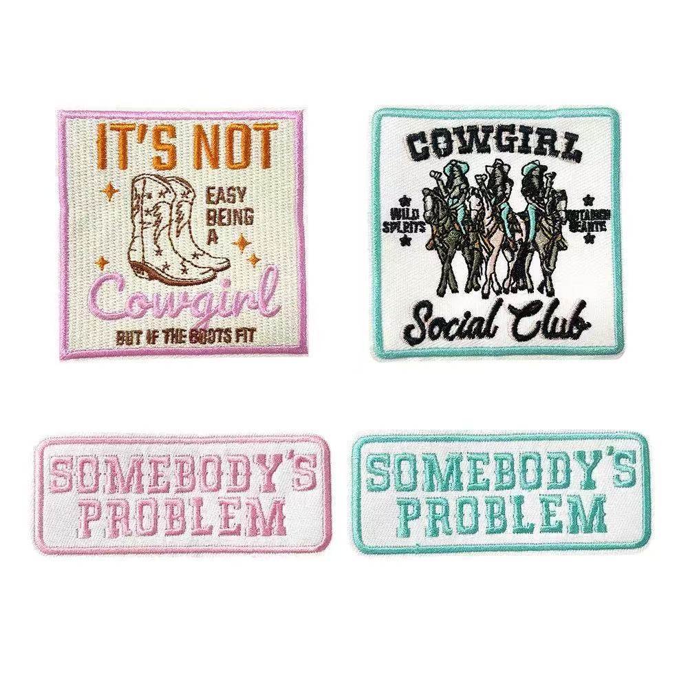 SUPERVALUECHOICE HCSEYB00021 Letter Embroidered Fabric Patch