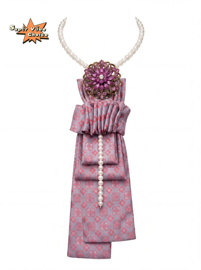 SUPERVALUECHOICE HCSEZA00012 Light purple pearl tie