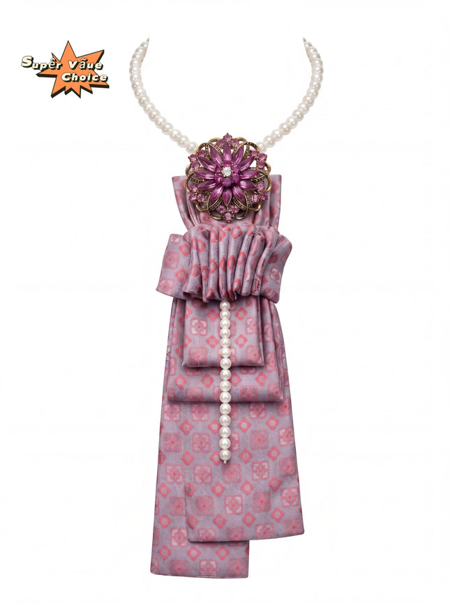SUPERVALUECHOICE HCSEZA00012 Light purple pearl tie