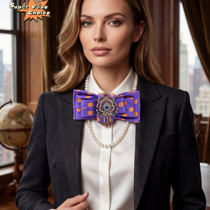 SUPERVALUECHOICE HCSEZA00015 Polka-dot bow tie