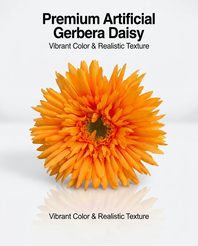 SUPERVALUECHOICE HCSERA00006 Fabric Gerbera Daisy Flower Appliques | DIY Handcraft Patches for Clothes, Hats & Brooch DIY