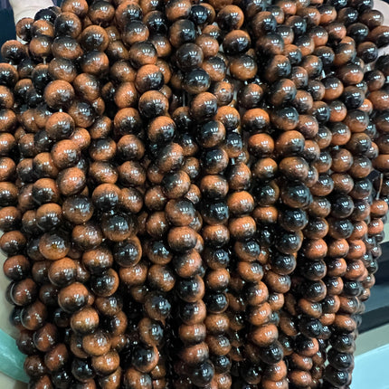 SUPERVALUECHOICE HCSEN00003 0.31 Inch Round Cat Eye Bead Single Strand Necklace 16&18 Inch With 6 Inch Extender 15 Colors Collarbone Beaded Chain Jewelry For Women