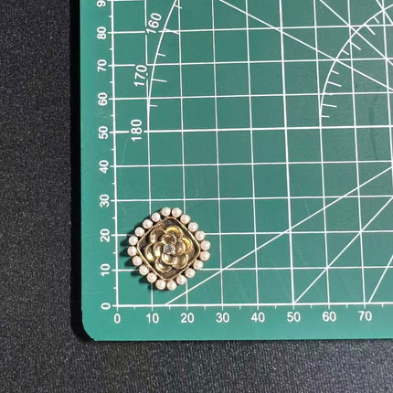SUPERVALUECHOICE HCSEYD00026 Pearl Bowknot Enamel Metal Charms, DIY Accessories for Jewelry, Bags, Shoes, Phone Case & Car Decor