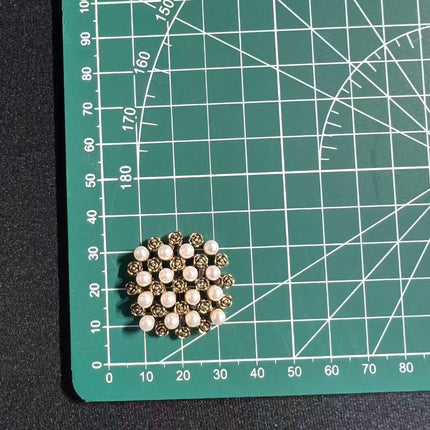 SUPERVALUECHOICE HCSEYD00026 Pearl Bowknot Enamel Metal Charms, DIY Accessories for Jewelry, Bags, Shoes, Phone Case & Car Decor