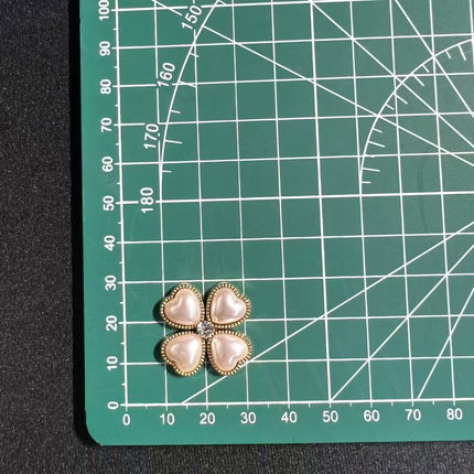 SUPERVALUECHOICE HCSEYD00026 Pearl Bowknot Enamel Metal Charms, DIY Accessories for Jewelry, Bags, Shoes, Phone Case & Car Decor