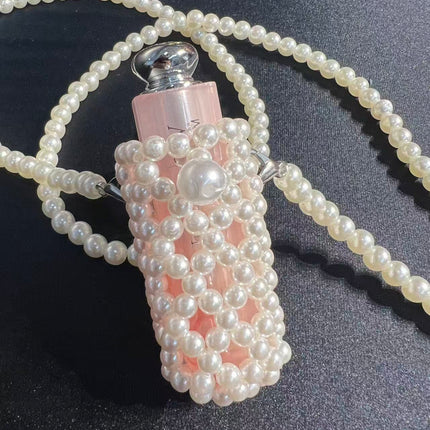 SuperValueChoice HCSEFA00018 Handmade Pearl Beaded Crossbody Bag