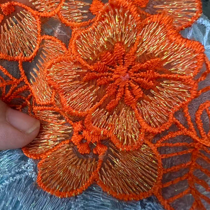 SUPERVALUECHOICE HCSEYB00106 Floral Embroidered Fabric Patches