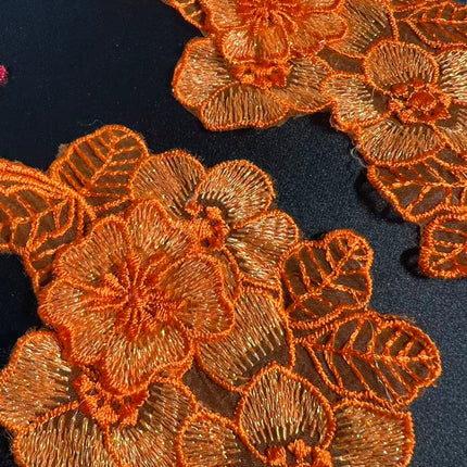 SUPERVALUECHOICE HCSEYB00106 Floral Embroidered Fabric Patches