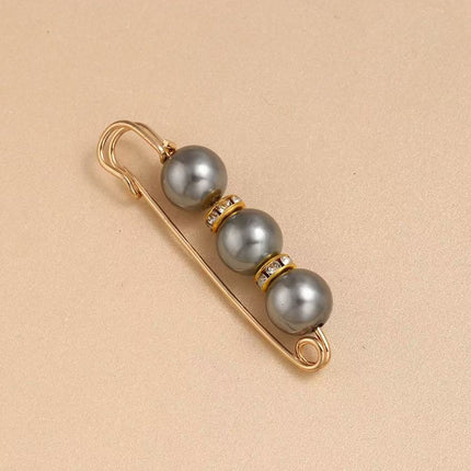 SUPERVALUECHOICE HCSESA00124 New Handmade 3-Bead Brooch, Women Color-Blocking Pendant Pin, Fashion Banquet Jewelry Accessories Gifts