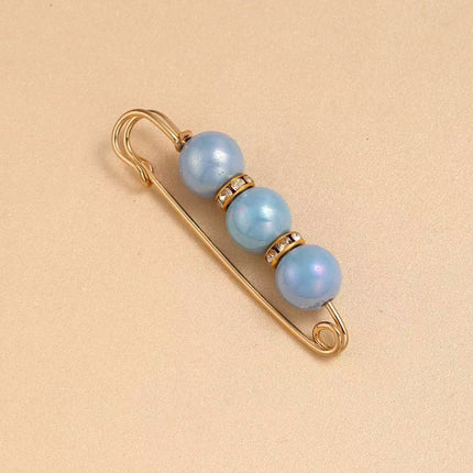SUPERVALUECHOICE HCSESA00124 New Handmade 3-Bead Brooch, Women Color-Blocking Pendant Pin, Fashion Banquet Jewelry Accessories Gifts