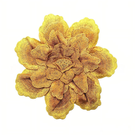 SUPERVALUECHOICE HCSEYB00120 Floral Embroidered Fabric Patches 7.84''×7.84''