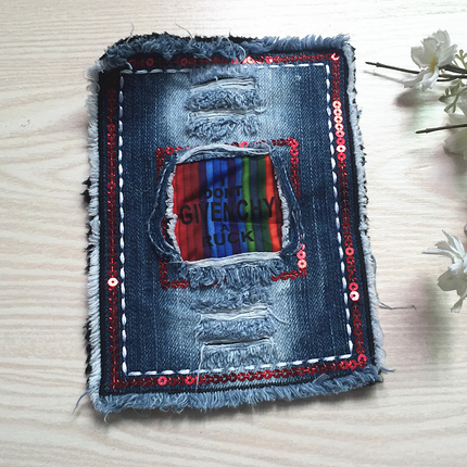 SUPERVALUECHOICE HCSEYC00013 Denim cartoon clothing fabric patches