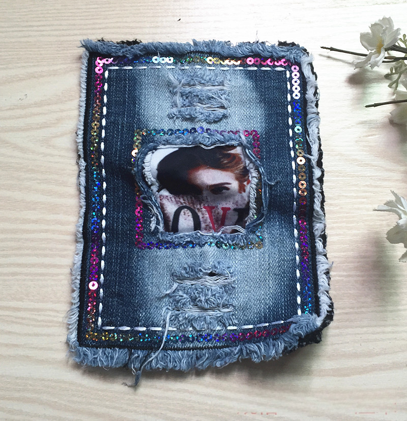 SUPERVALUECHOICE HCSEYC00012 Denim cartoon clothing fabric patches