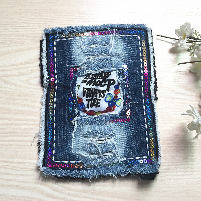 SUPERVALUECHOICE HCSEYC00012 Denim cartoon clothing fabric patches